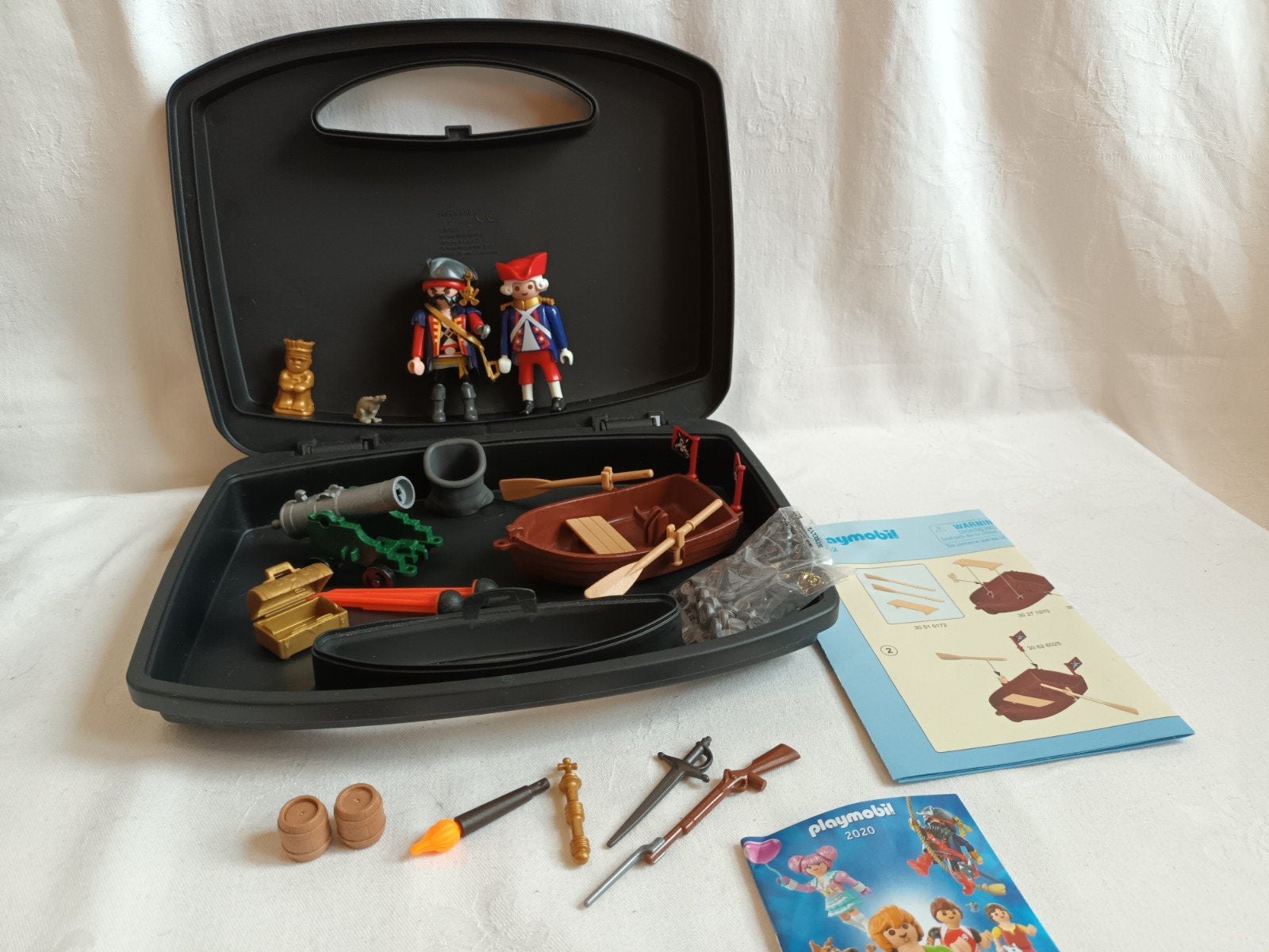 Playmobil Meeneem koffer Piratenkoffer 9102 Compleet, Ophalen of Verzenden, Zo goed als nieuw, Complete set