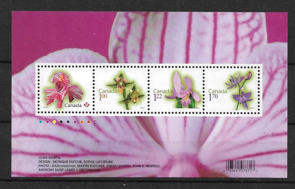 CANADA. Mi.Blok 121. Bloemen., Verzenden, Postfris, Noord-Amerika