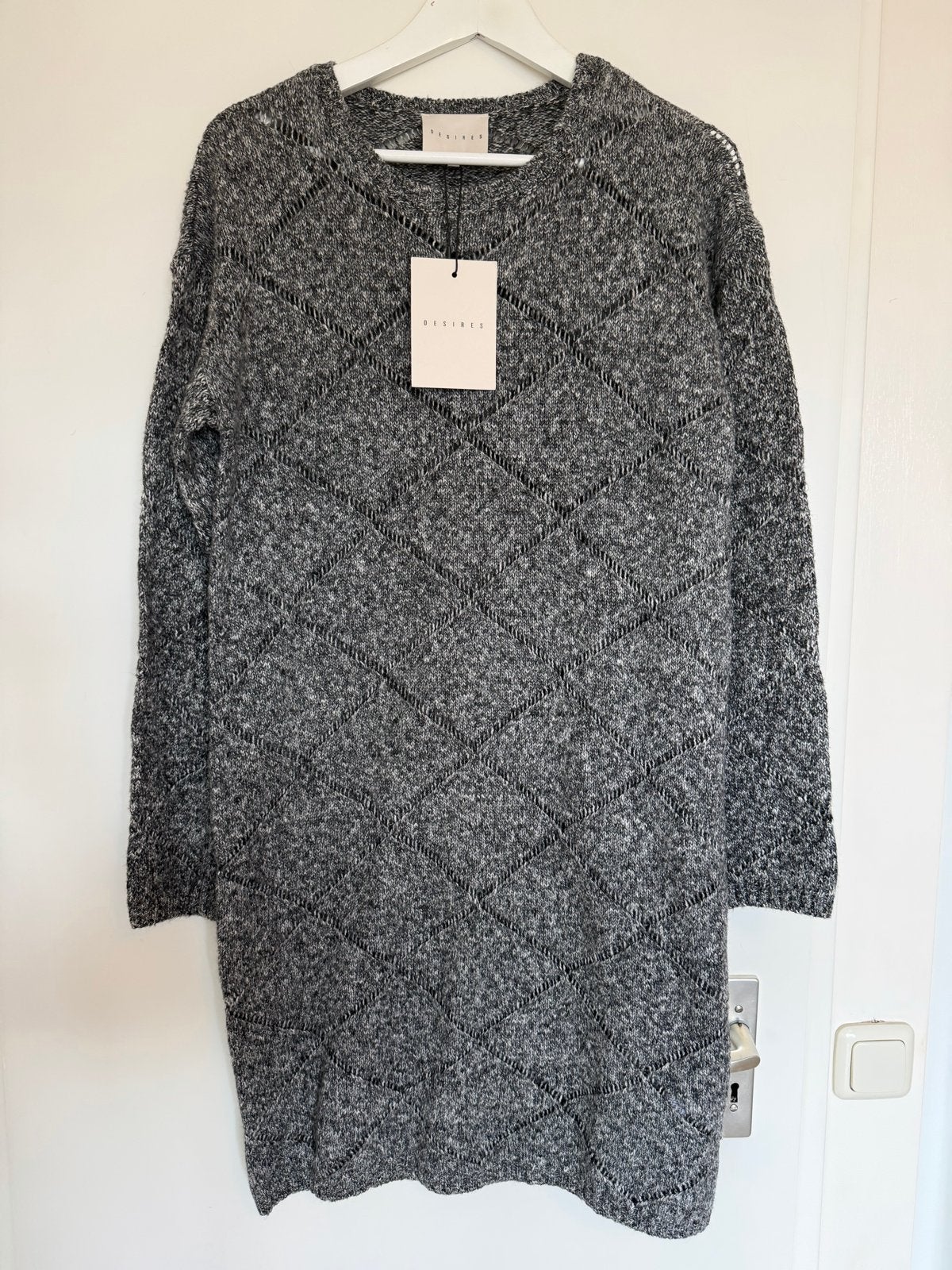 DESIRES Shelby Pointelle Gebreide Jurk Maat S, Meerkleurig, Nieuw, Ophalen of Verzenden, Maat 36 (S)