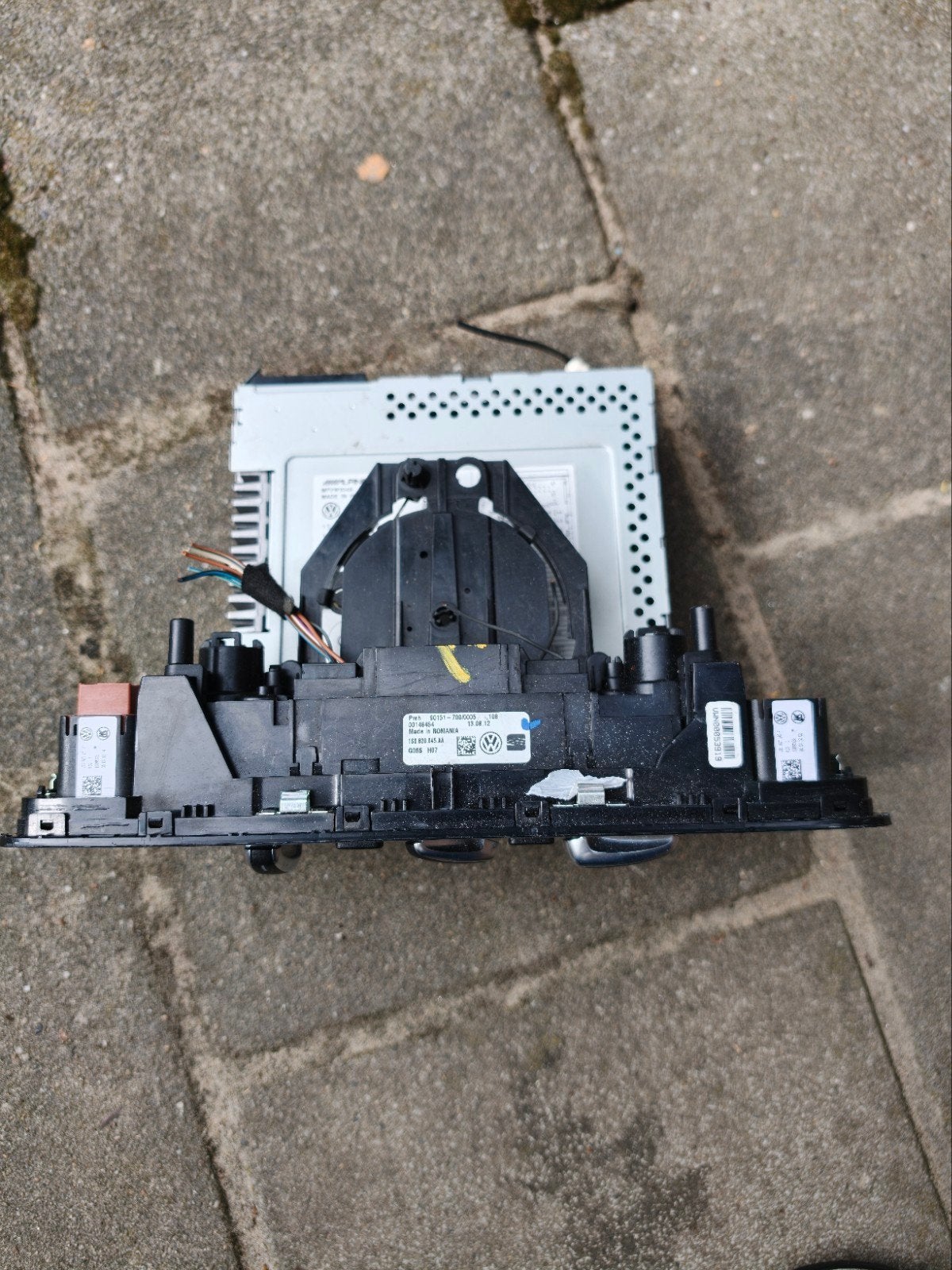 Volkswagen RCD215 Alpine autoradio met bedieningspaneel, Ophalen of Verzenden