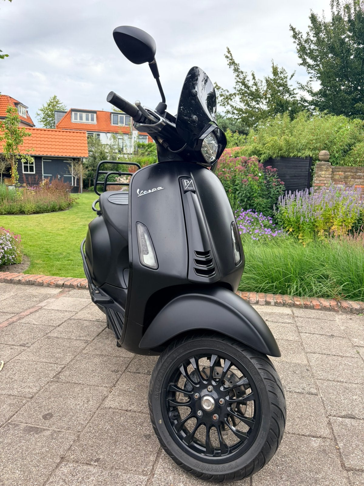 Vespa sprint notte Iget 2019 E4 snor mat zwart, Fietsen en Brommers, Scooters | Vespa, Overige modellen, Verzenden, Zo goed als nieuw