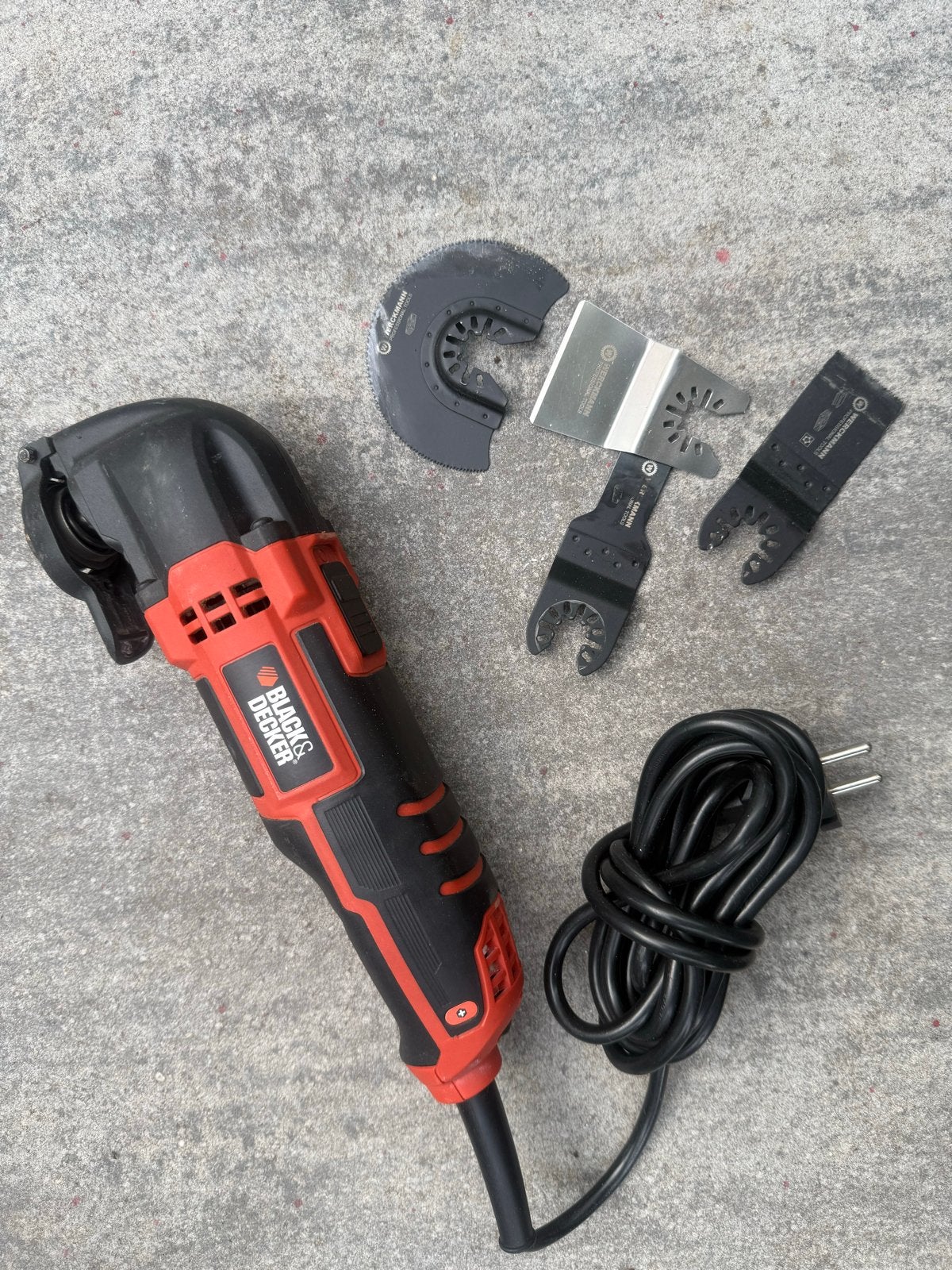 Black & Decker Multitool met accessoires, Ophalen of Verzenden, Gebruikt, Multitool