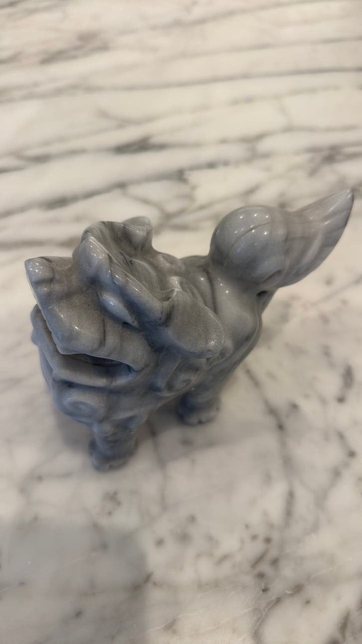 Chinese Draak van Marmer - Decoratief Beeldje, Ophalen, Zo goed als nieuw, Fantasy