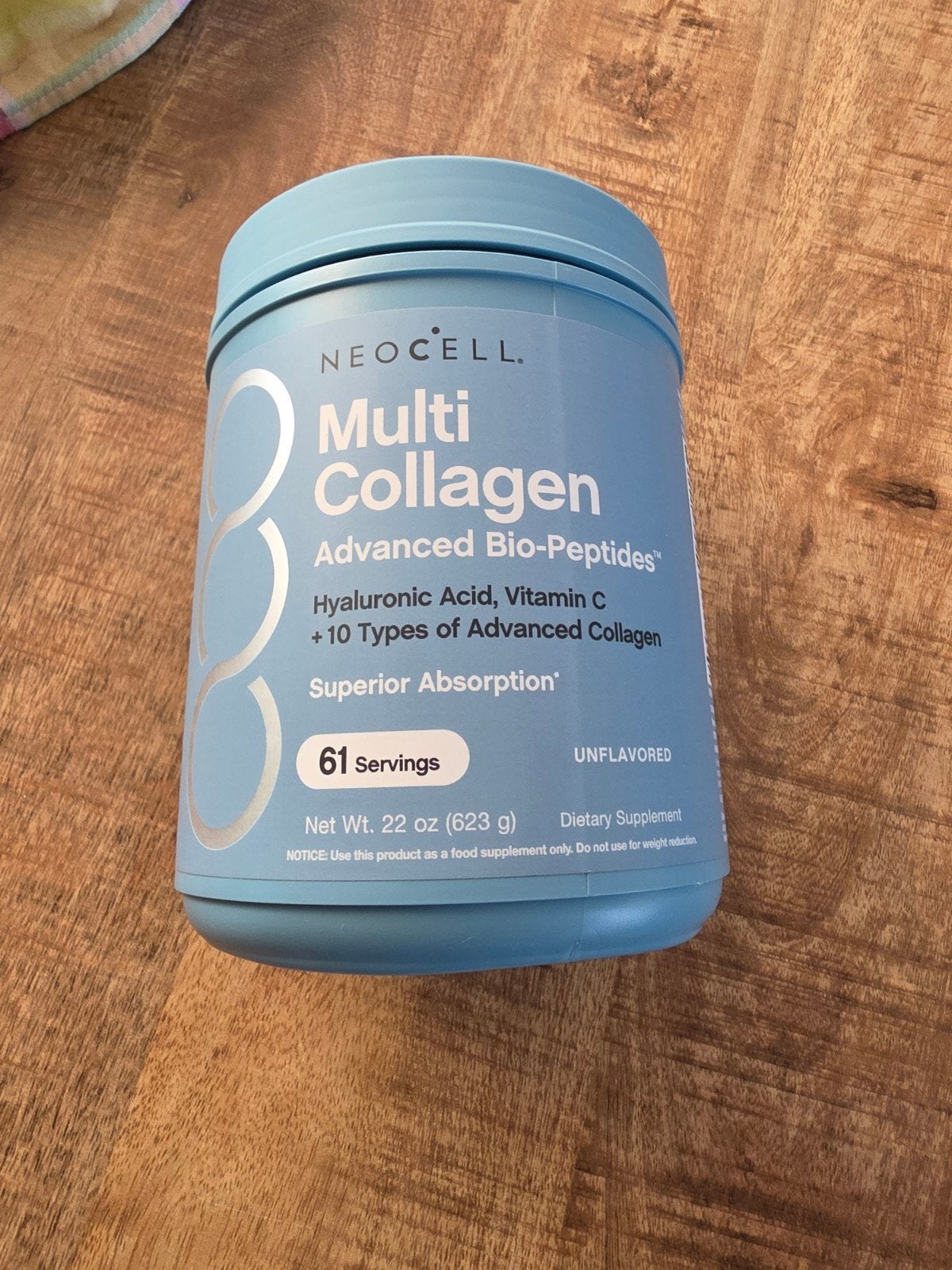 Neocell Multi Collageen Poeder - 623g, 61 porties, Sport en Fitness, Gezondheidsproducten en Wellness, Ophalen of Verzenden, Nieuw