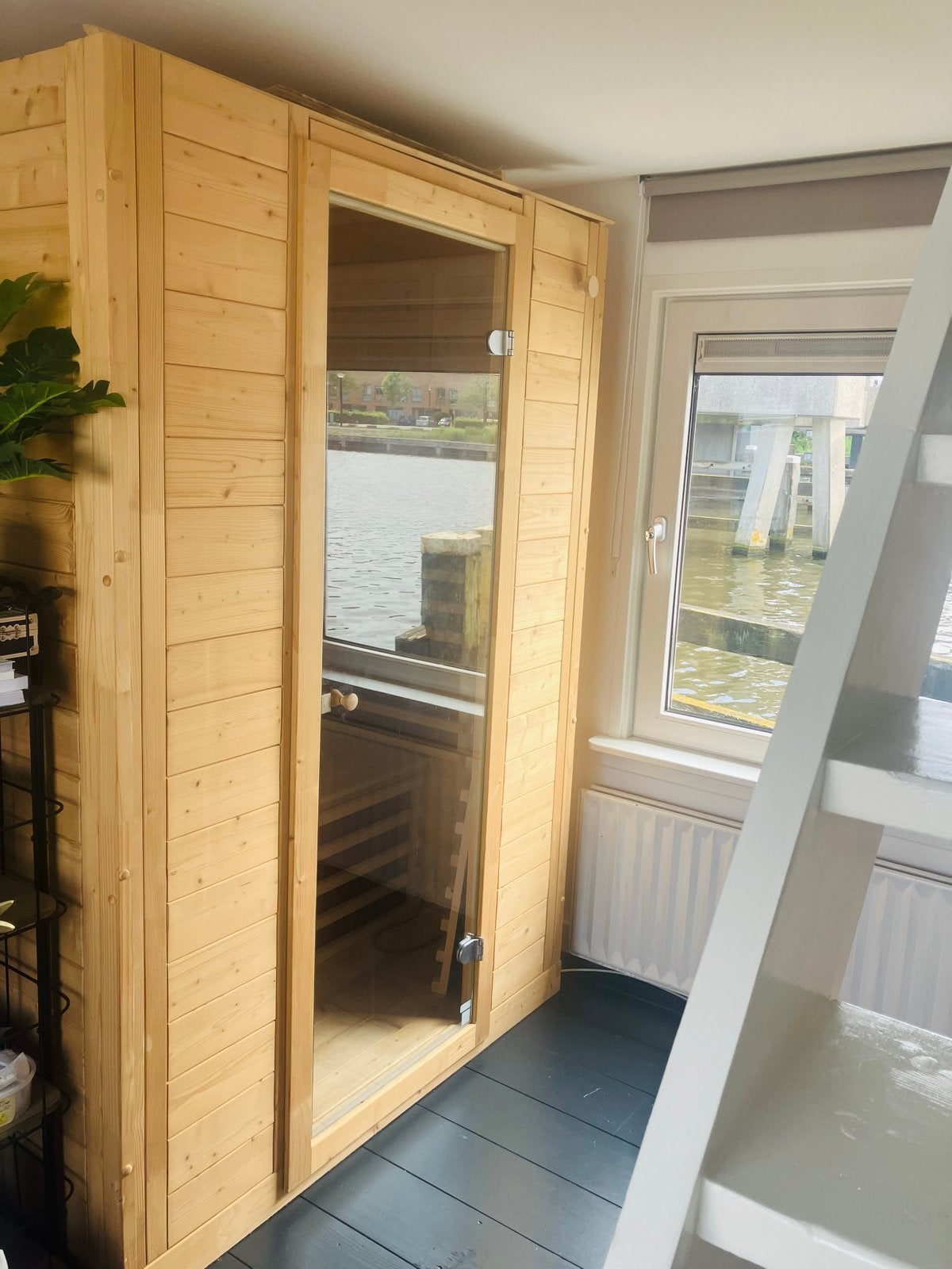 infrarood sauna van Domo, uit elkaar voor vervoer, Ophalen, Gebruikt, Infrarood, Complete sauna