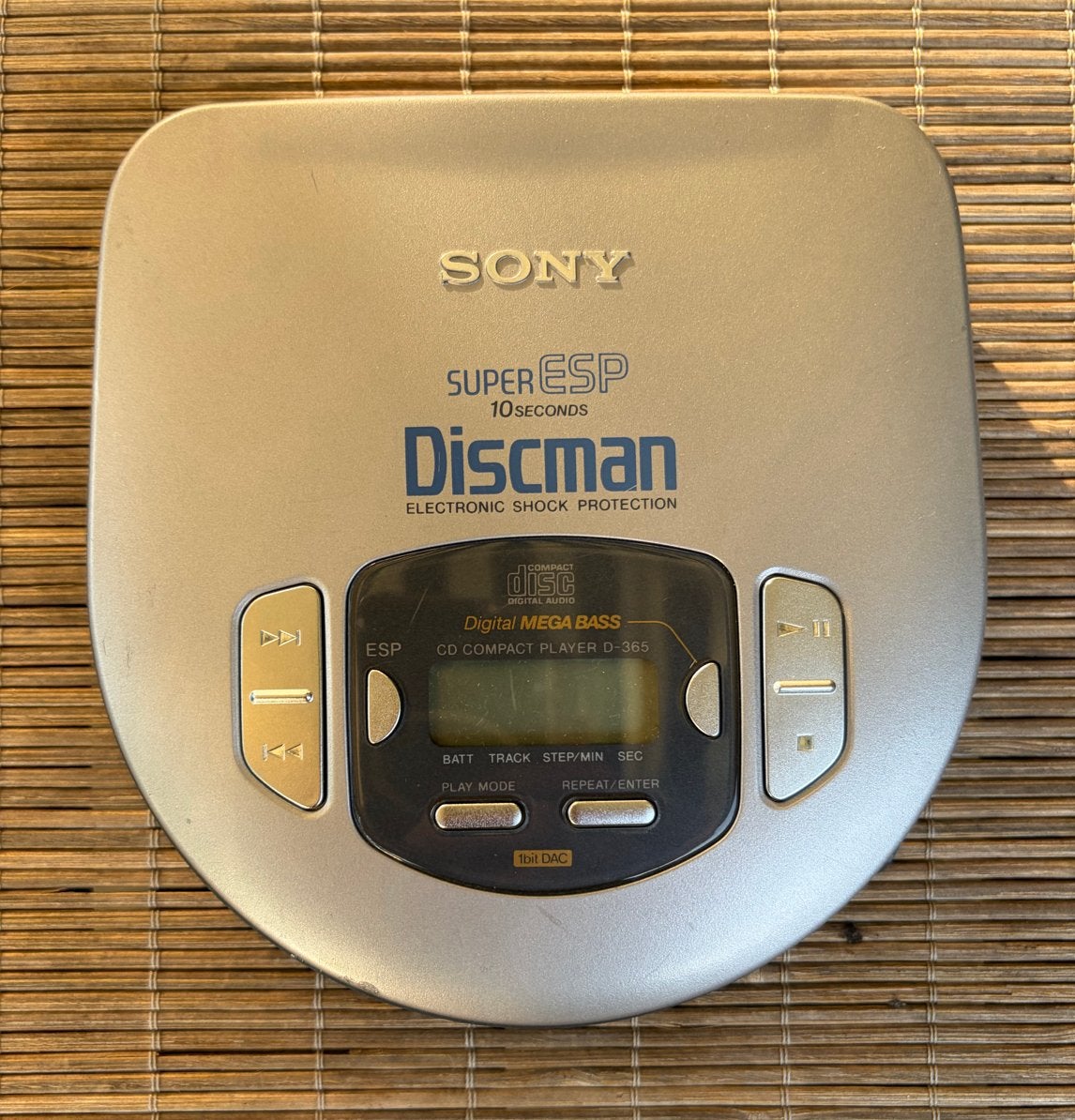 Sony Discman D365 met afstandsbediening en originele oplader, Ophalen, Discman
