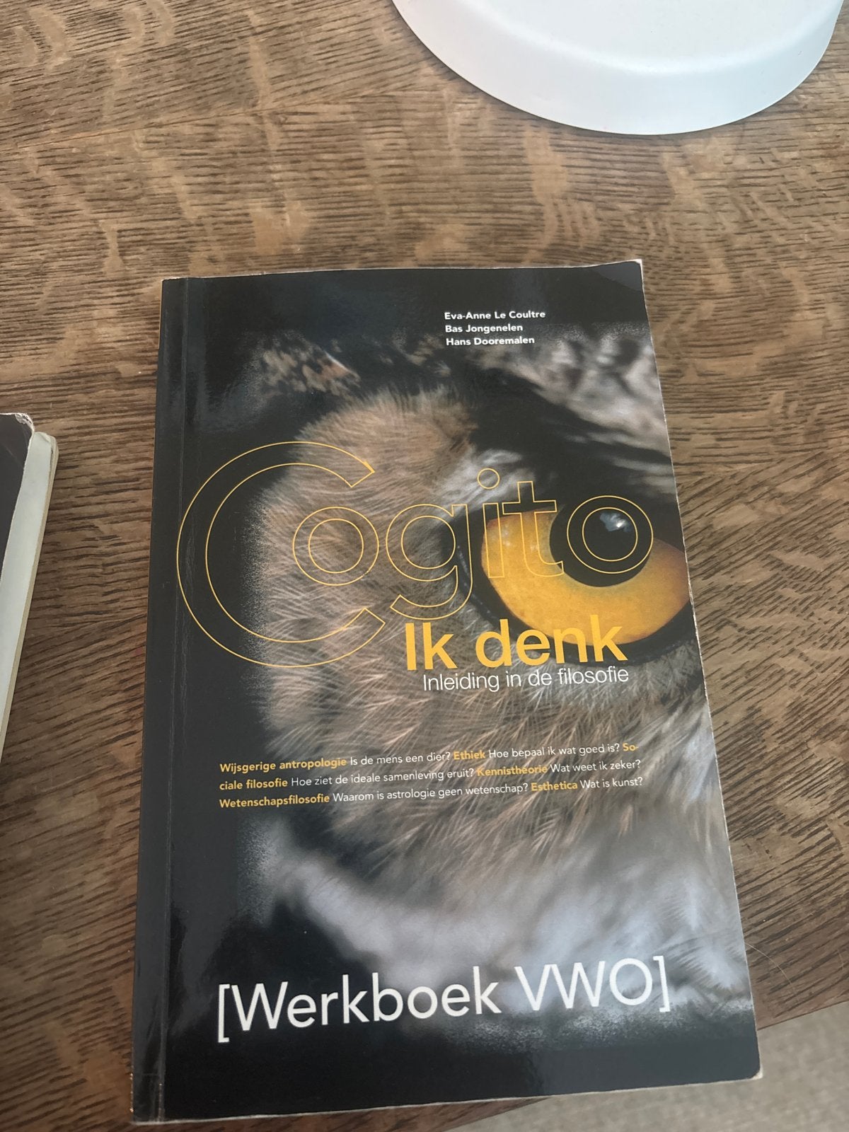 Cogito Ik denk: Inleiding in de filosofie Werkboek VWO, Ophalen of Verzenden, Alpha, Zo goed als nieuw, Overige niveaus