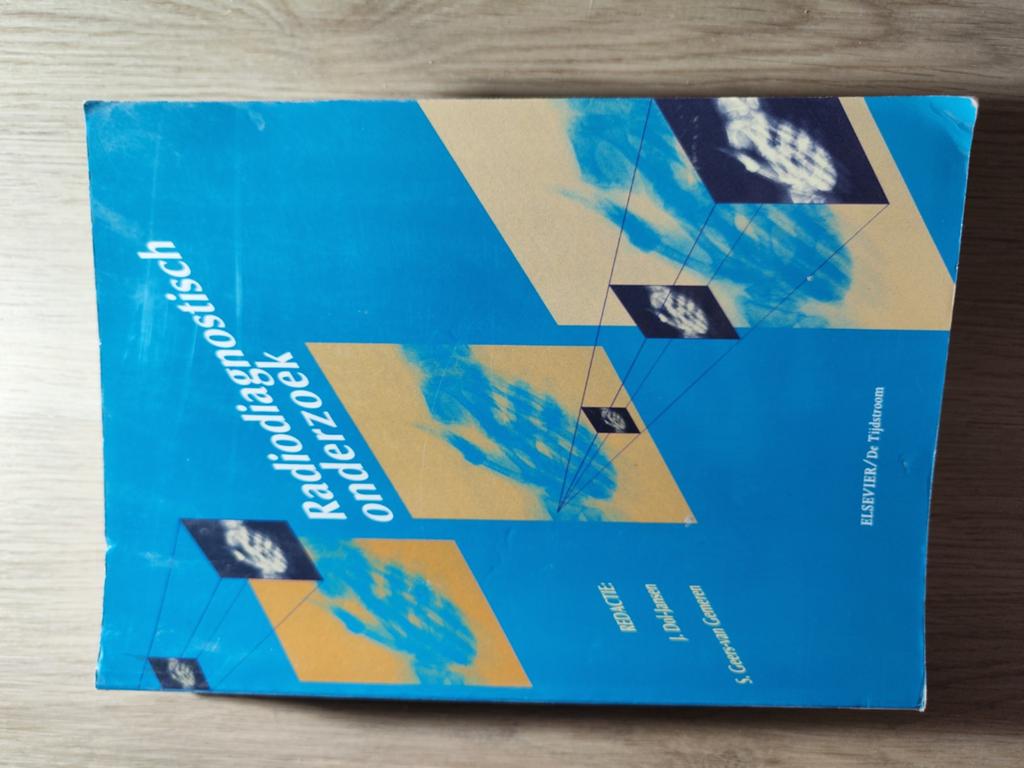 Radiodiagnostisch onderzoek - Medisch studieboek, Boeken, Studieboeken en Cursussen, Zo goed als nieuw, J. de Haas en S. Levenswaard-Leentvaar