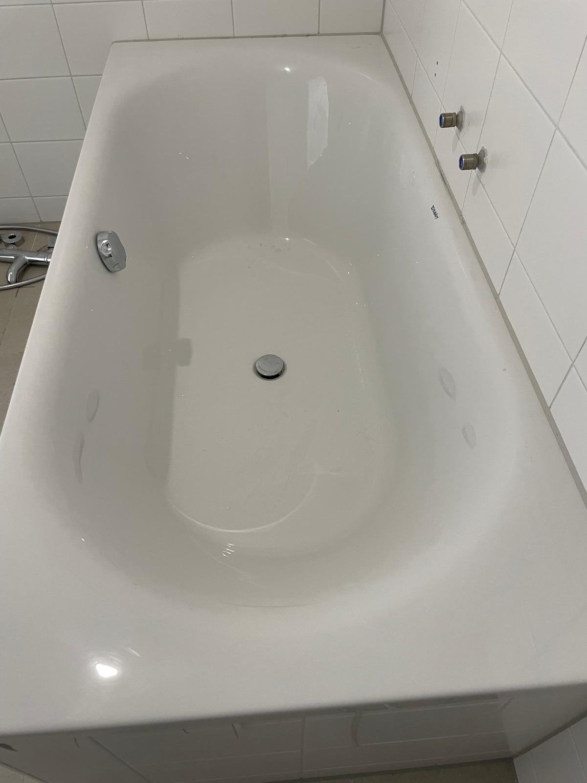 DURAVIT d-neo Inbouwbad +potenset en afvoer/overloop, nieuw!, Ophalen, Nieuw, Chroom, Bad