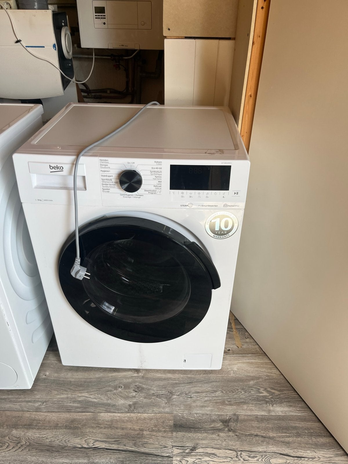 Beko wasmachine  (garantie op motor), 1200 tot 1600 toeren, Gebruikt, Minder dan 85 cm, Ophalen of Verzenden
