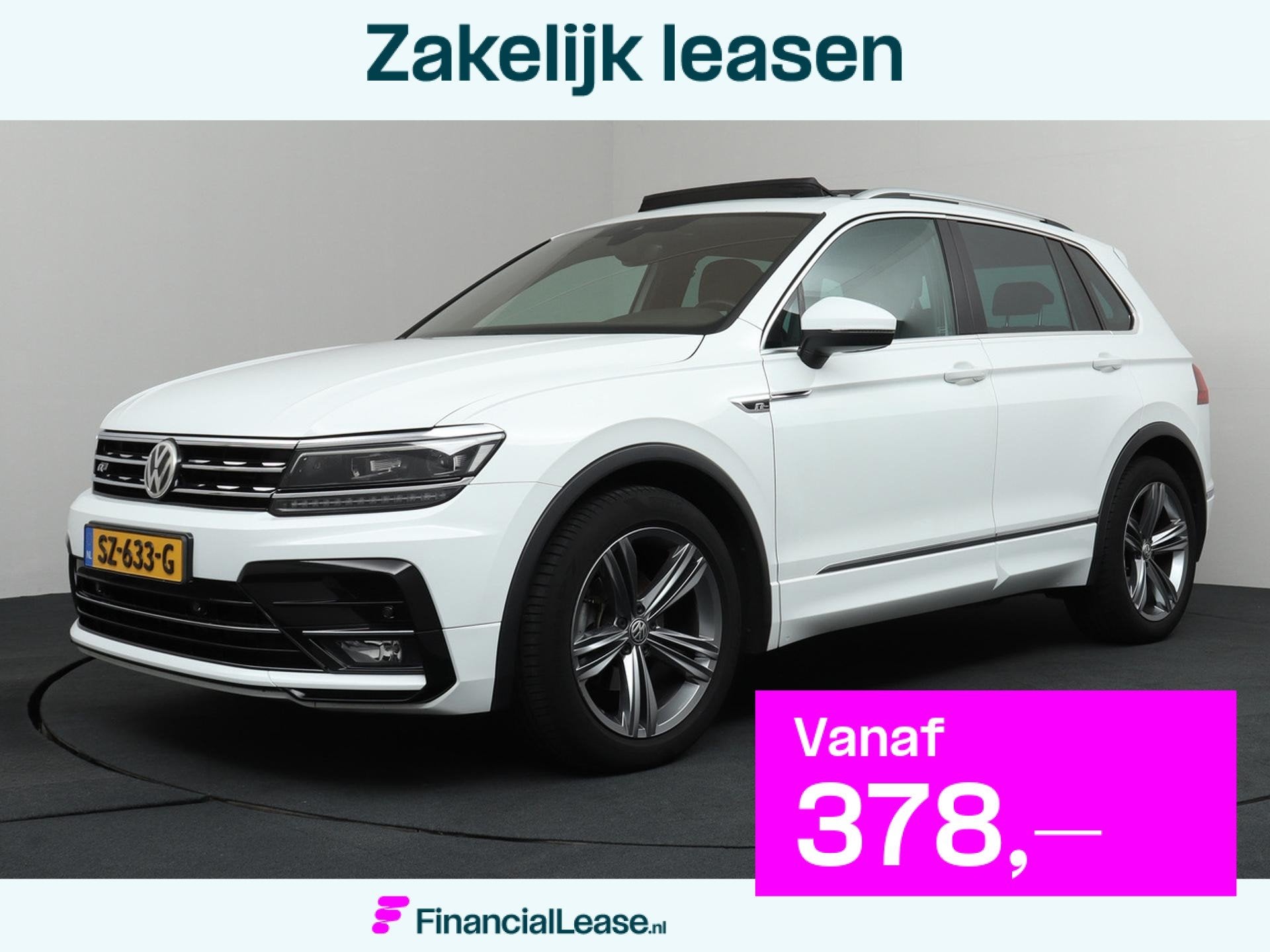 Volkswagen Tiguan 1.4 TSI ACT Highline R-line Panodak | Dyna, 4 cilinders, Origineel Nederlands, Grijs, SUV of Terreinwagen
