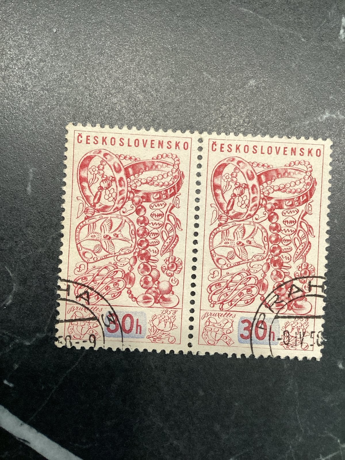 Tsjechoslowakije postzegels - Gestempeld - 1958, Ophalen of Verzenden, Overige landen, Gestempeld