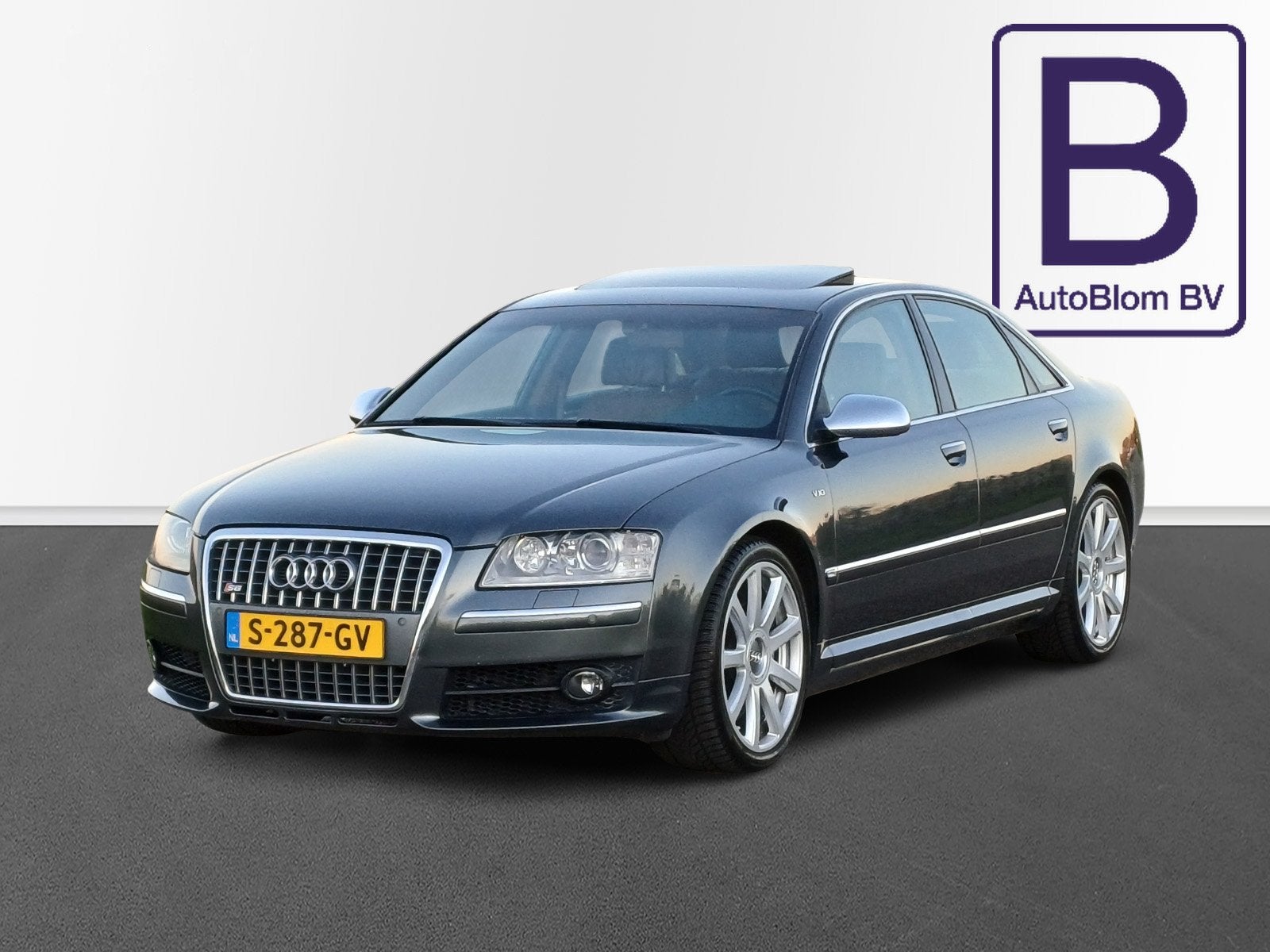 Audi A8 5.2 S8 /Ex BTW 24.752,-/Schitterende auto!/Top onder, Auto's, Audi, Automaat, Gebruikt, 5204 cc, 451 pk