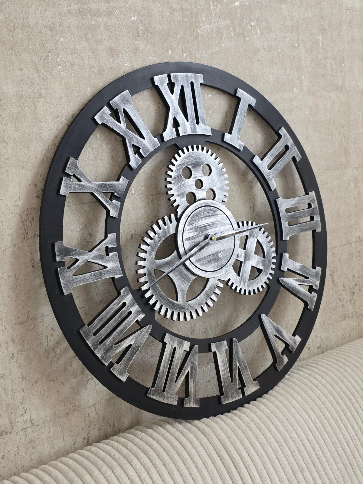 LW Collection Wall clock, Huis en Inrichting, Woonaccessoires | Klokken, Ophalen, Wandklok, Vintage, Handgemaakt