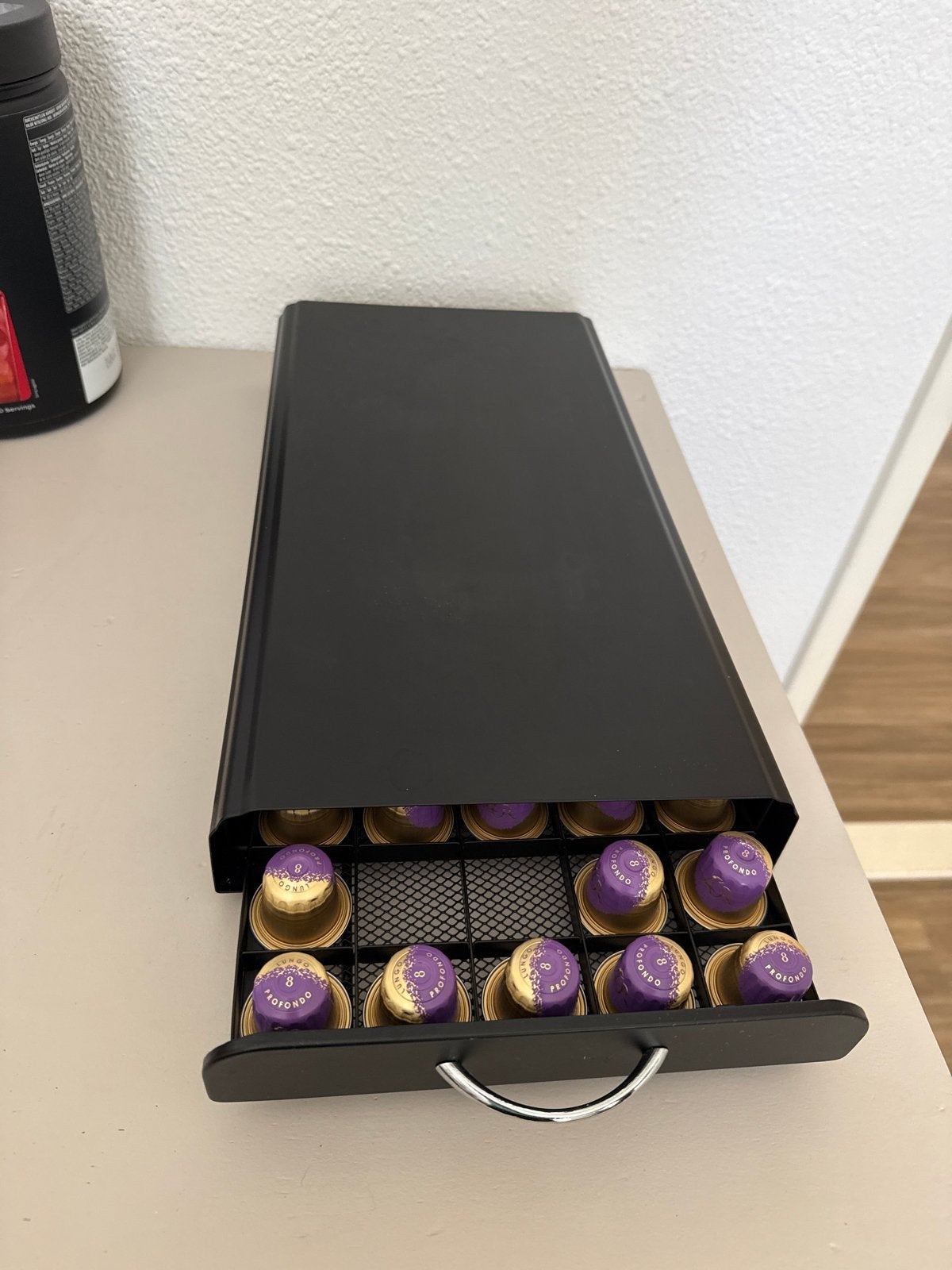 Nespresso capsulehouder - Zwart, Ophalen, Overige typen, Zo goed als nieuw, Zwart