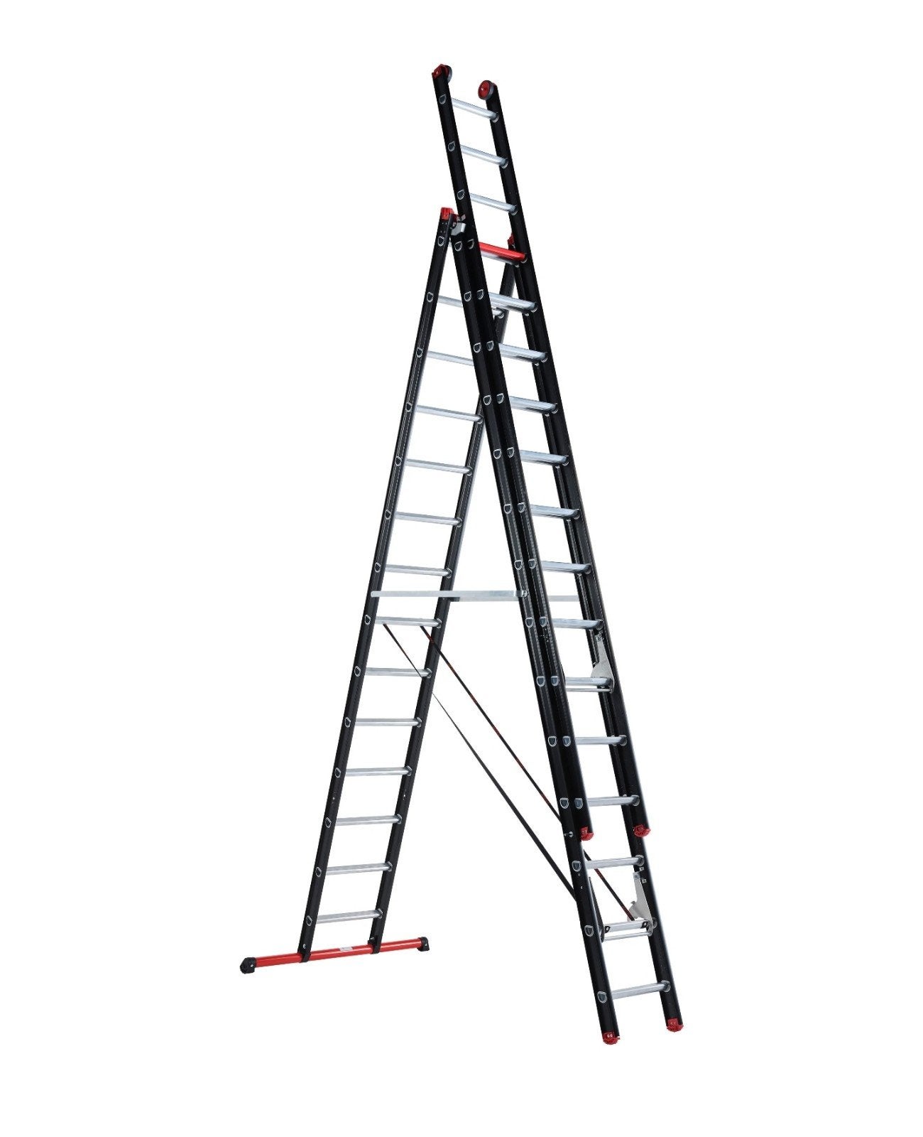 Multifunctionele uitschuifbare ladder - 4 meter of meer, Doe-het-zelf en Verbouw, Ladders en Trappen, Ophalen of Verzenden