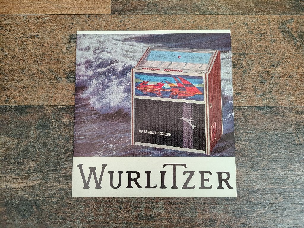 Folder: Wurlitzer Lyric (1967) jukebox, Verzamelen, Automaten | Jukeboxen, Verzenden, Gebruikt, 1950 tot 1960, Seeburg