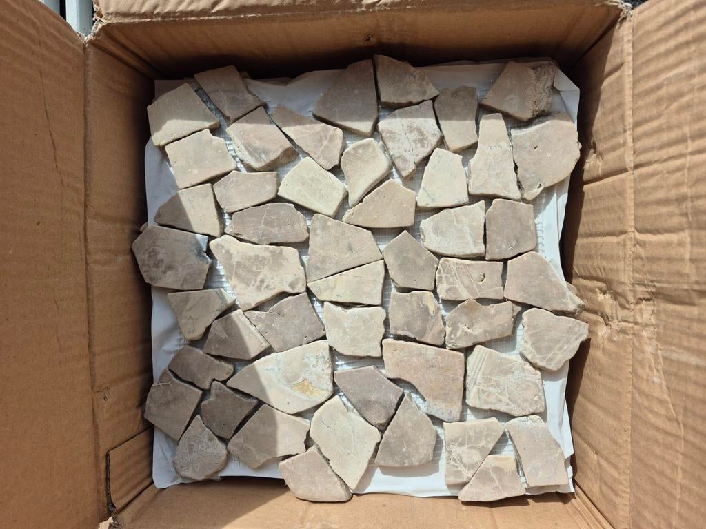 Mozaïek tegels Maxaro Pedra Cream 30x30 cm, Ophalen