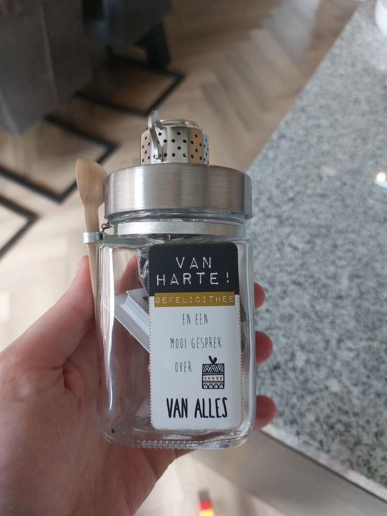 Thee cadeau, Ophalen, Theezakje(s)