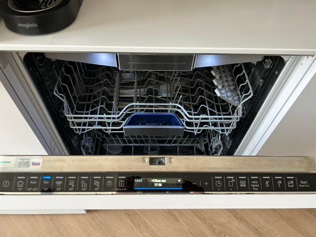 Siemens SX878D26PE/74 Inbouw Vaatwasser met Zeolith, Ophalen, Gebruikt, Minder dan 10 liter, Inbouw