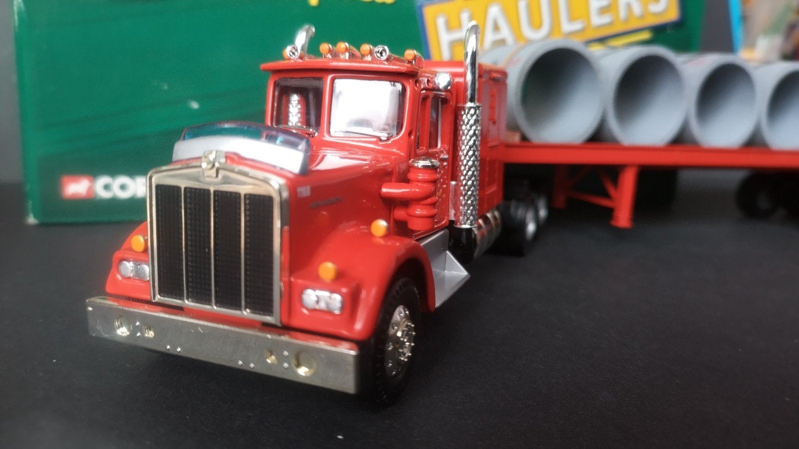 Kenworth 925 Culvert load 1:50 Corgi Pol, Nieuw, M, Bus of Vrachtwagen, M