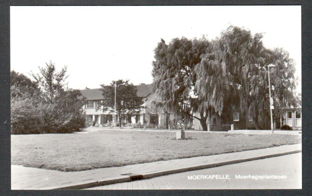 Oude Ansicht - Moerkapelle - Moerhageplantsoen - ZH., Verzamelen, Ansichtkaarten | Nederland, Ophalen of Verzenden, 1940 tot 1960
