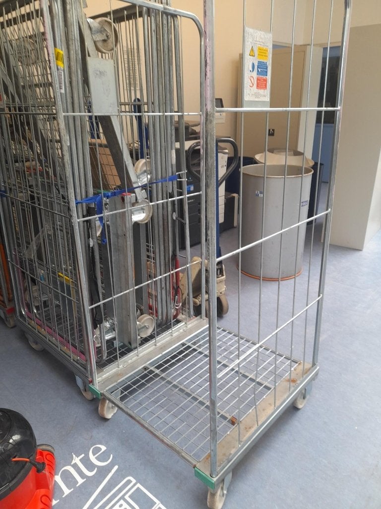 Rolcontainers, 100 liter of meer, Ophalen, Gebruikt, Transportkar