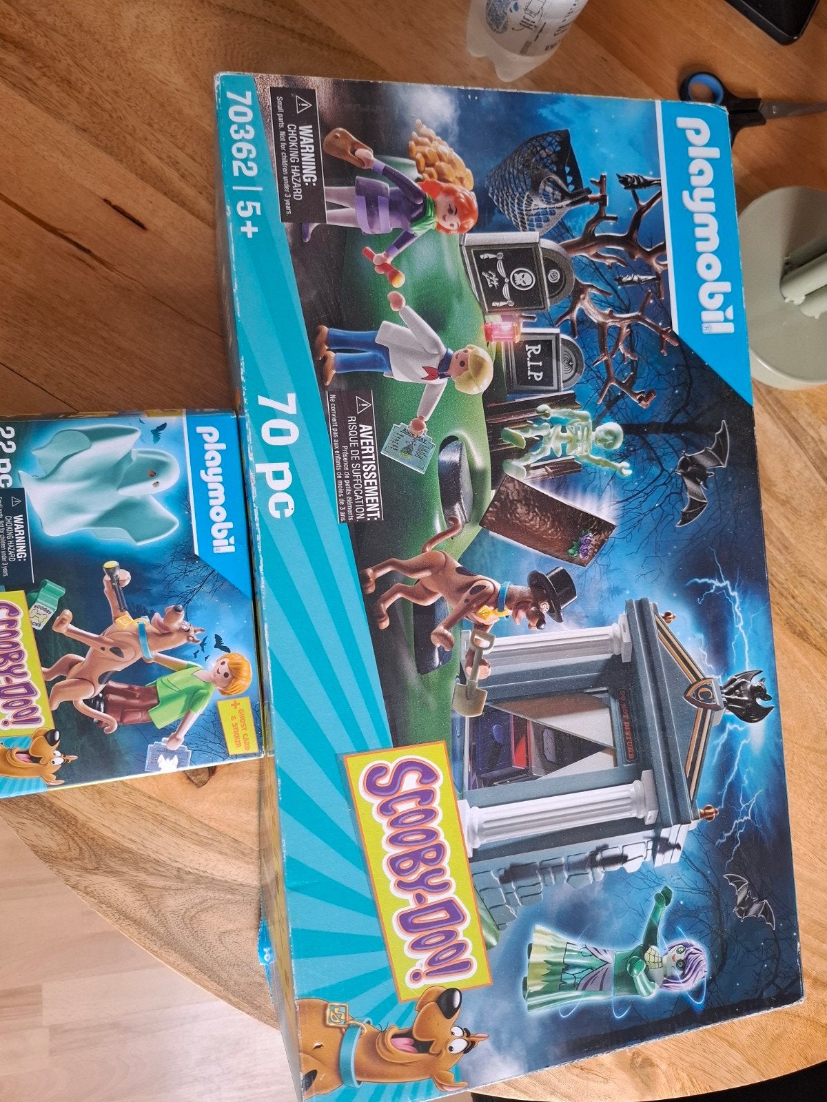 Playmobil Scooby-Doo! Mysterieus Kerkhof en Spook, Ophalen, Gebouw, Complete set, Zo goed als nieuw