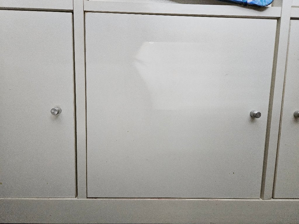 Inzet met deur voor vakkenkast ikea 2x, Ophalen, Overige materialen, Minder dan 50 cm, Gebruikt