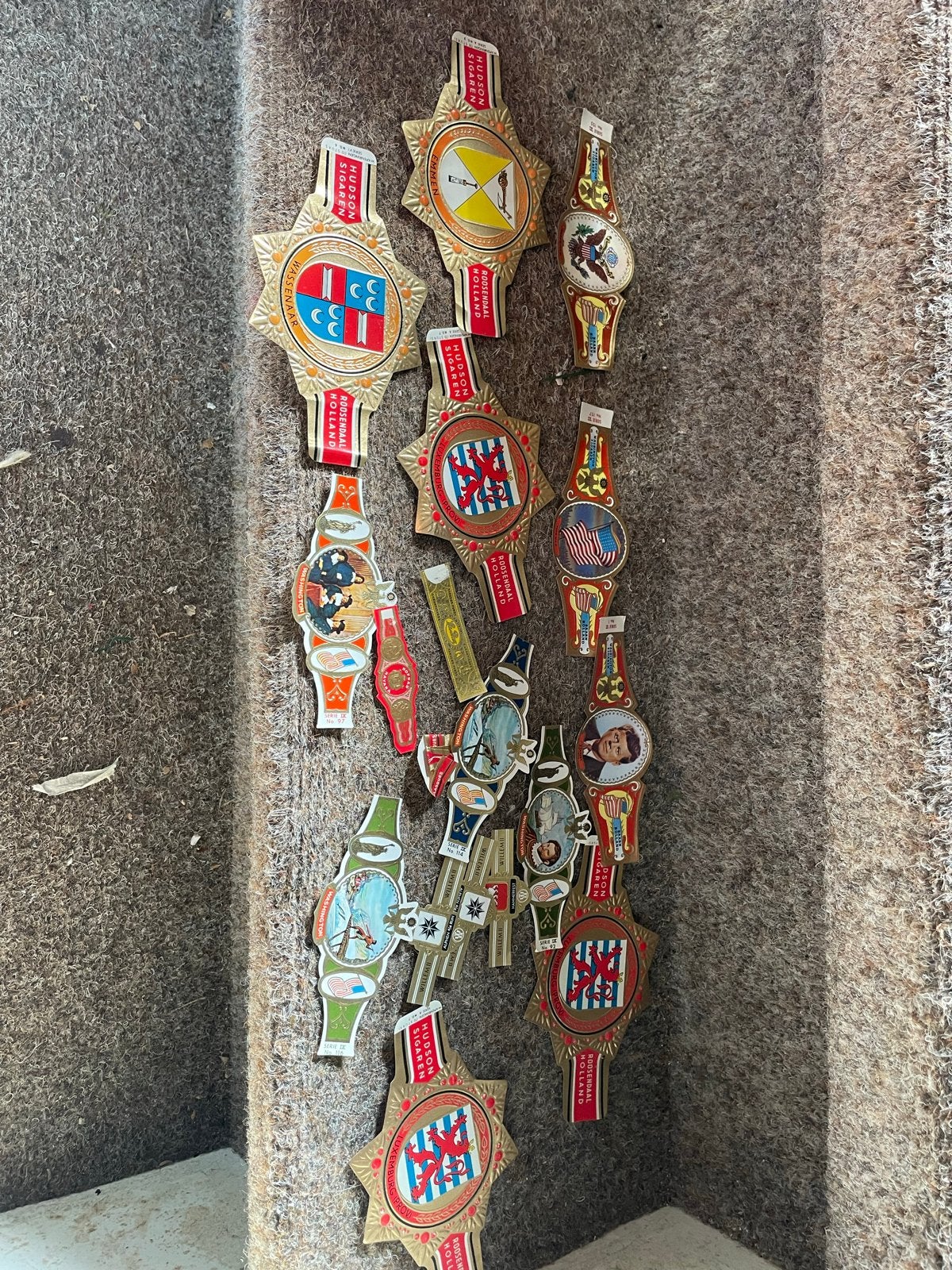Verzameling van vintage sigarenbandjes, Ophalen of Verzenden, Gebruikt