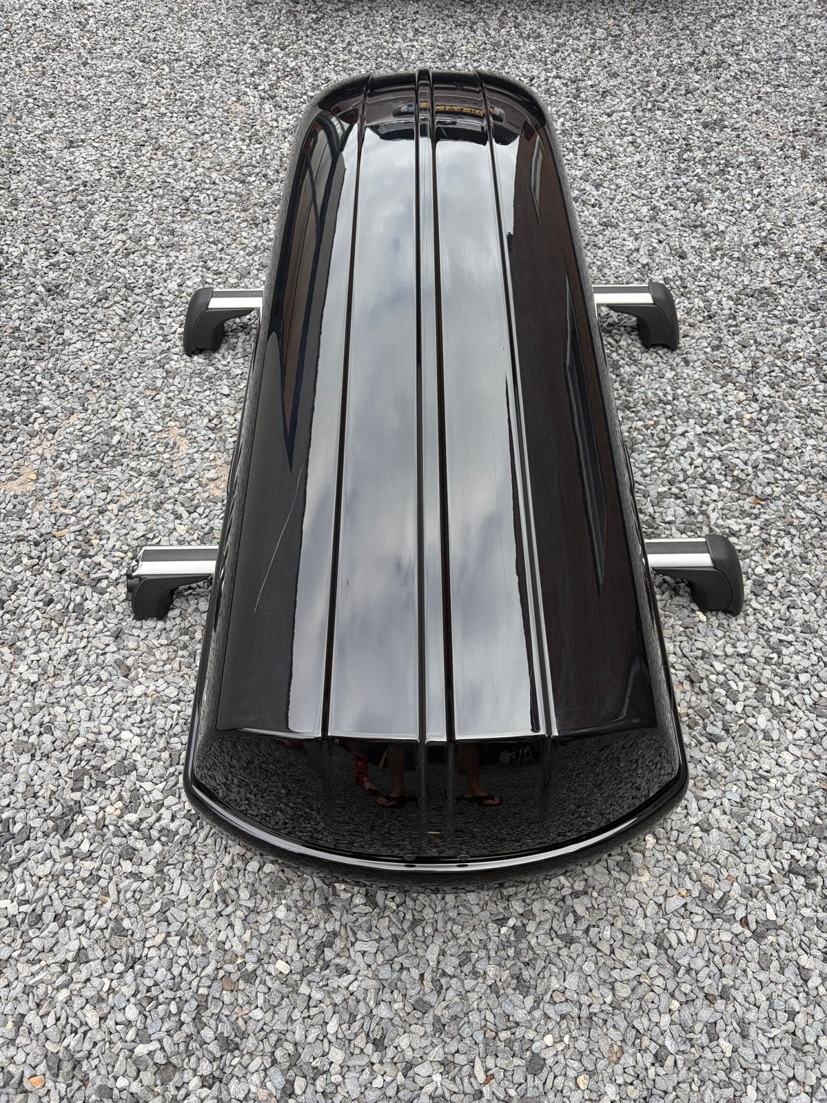 MINI/BMW Dakkoffer Zwart met Originele Dakdragers, Auto diversen, Dakkoffers, Ophalen, Zo goed als nieuw