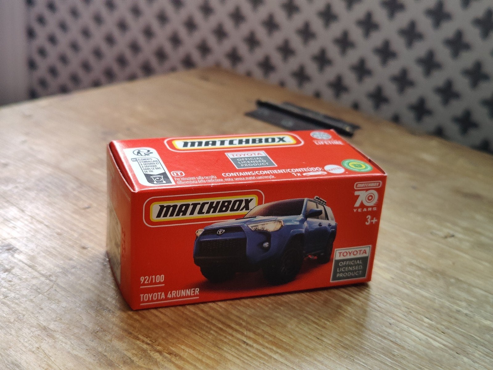 Matchbox Toyota 4Runner BLAUW, Ophalen
