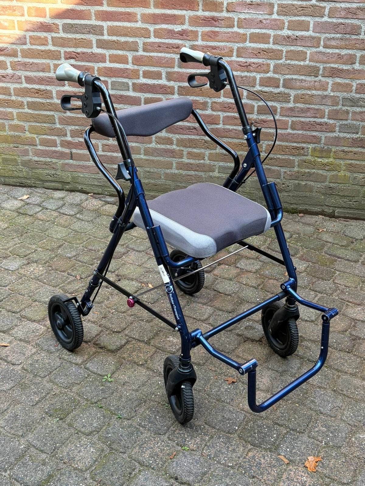 Airgo Duo rollator en rolstoel in één (blauw), Diversen, Ophalen, Lichtgewicht, Gebruikt