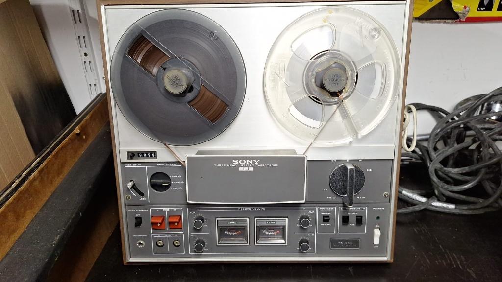 Sony Three head stereo taperecorder, Audio, Tv en Foto, Bandrecorders, Ophalen, Bandrecorder, Met banden