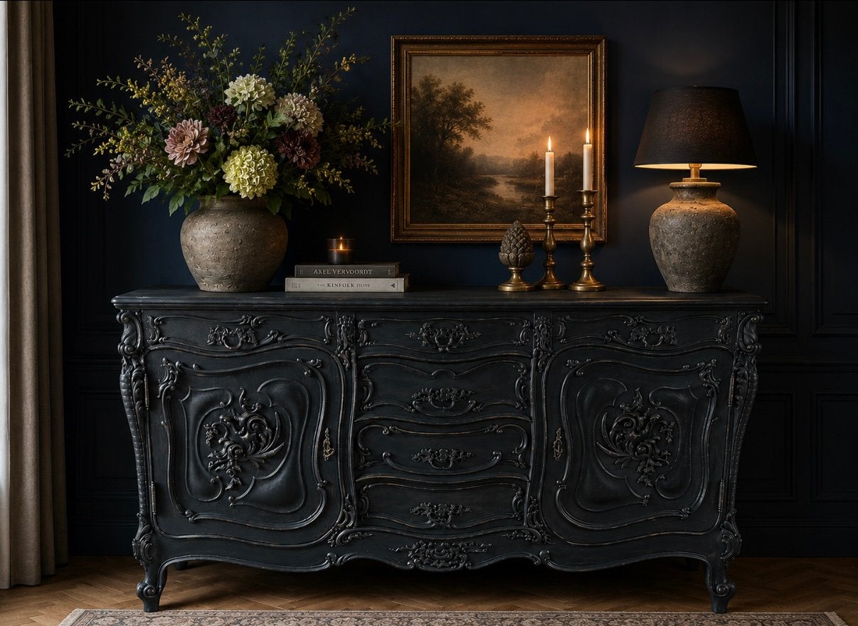 Oud Frans eiken hout Dressoir, Cils interieur, 150 tot 200 cm, Ophalen of Verzenden, Zo goed als nieuw