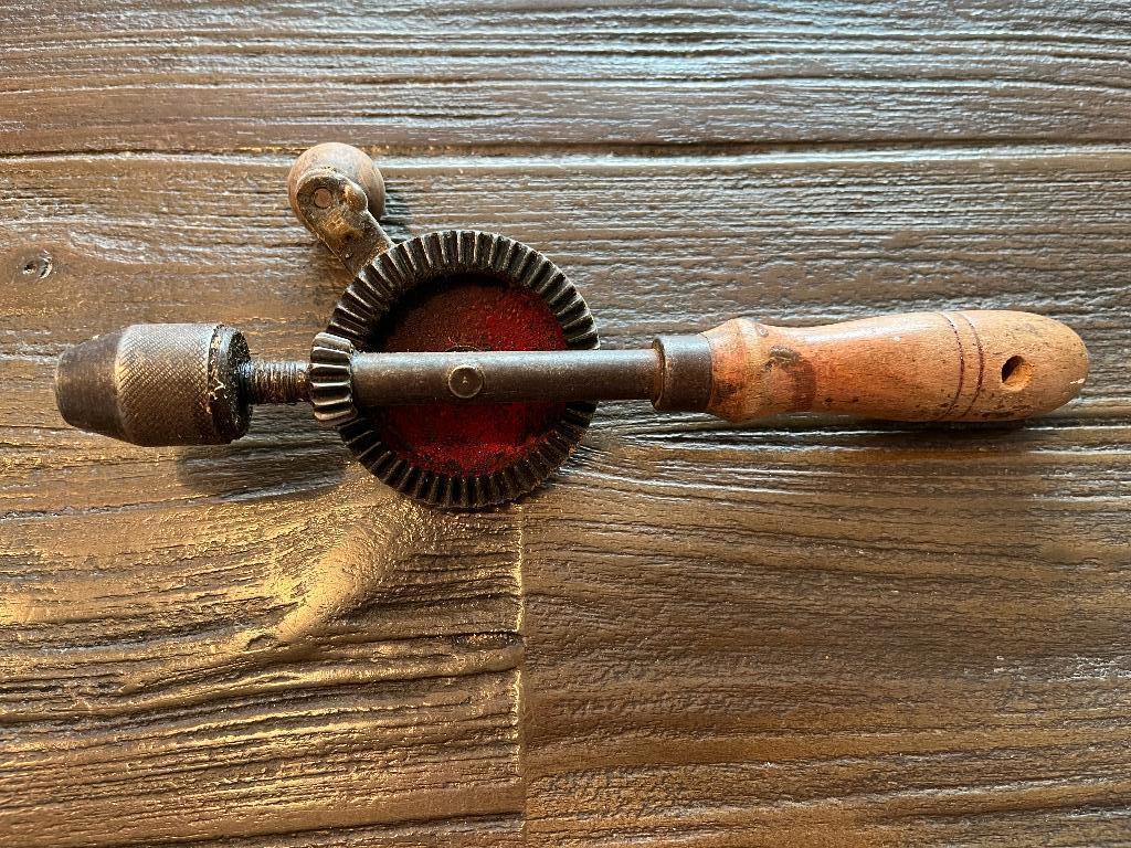 antieke hand boor, Antiek en Kunst, Antiek | Gereedschap en Instrumenten, Ophalen of Verzenden