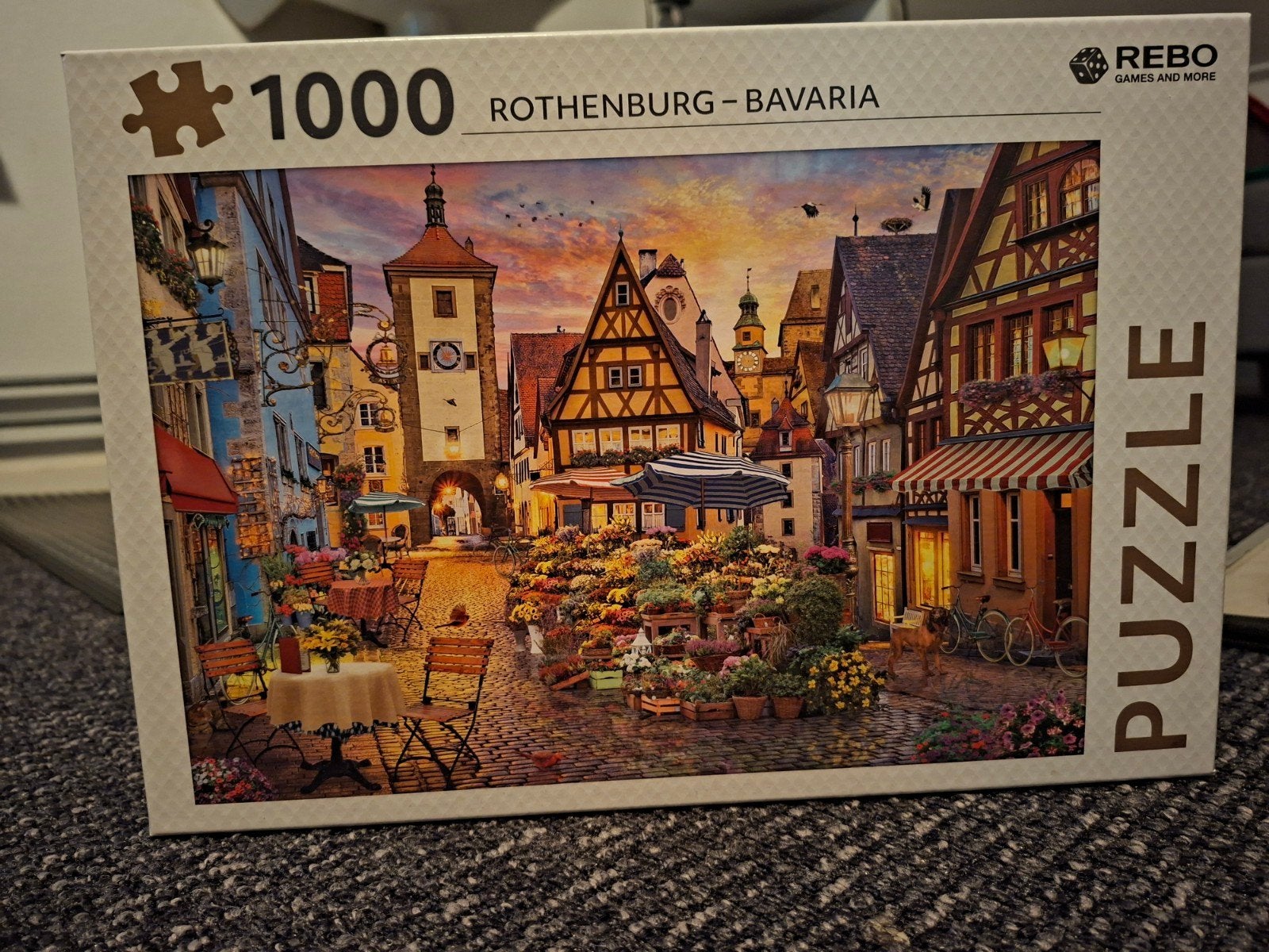 Nieuwe Legpuzzel 1000 stukjes Rothenburg - Bavaria, Ophalen of Verzenden, 500 t/m 1500 stukjes, Nieuw, Legpuzzel