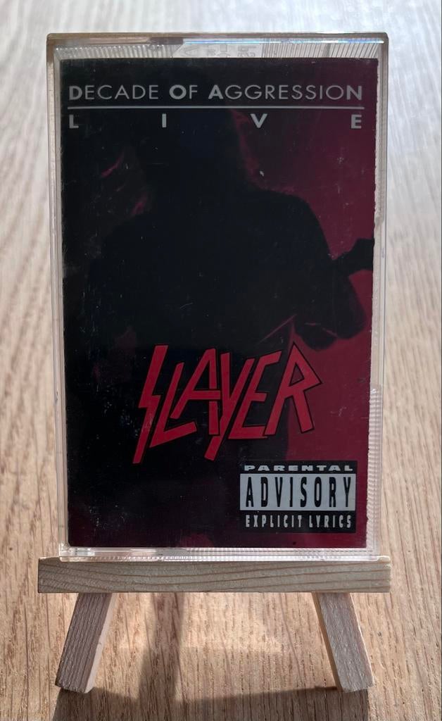 Slayer - Decade of Aggression Live Cassette, Cd's en Dvd's, Cassettebandjes, 1 bandje, Ophalen of Verzenden, Zo goed als nieuw