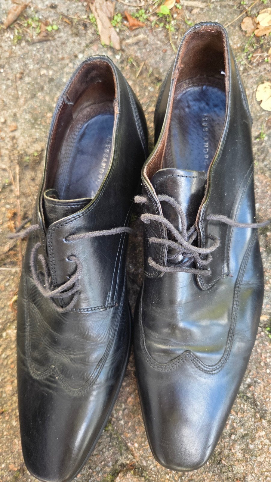 Alessandro Roma Nette Schoenen Maat 42 Zwart, Ophalen of Verzenden, Gedragen, Veterschoenen, Alessandro Roma