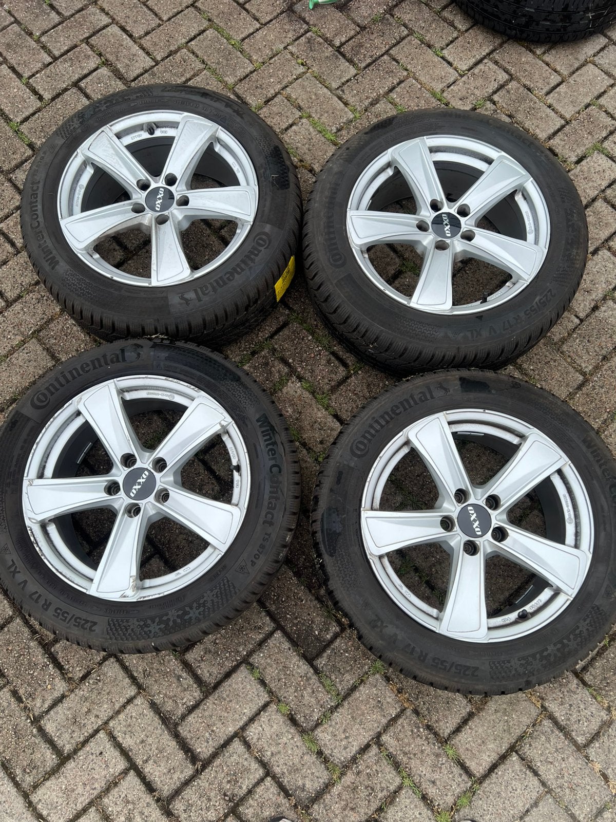 225/55/17 101V Winterset OXXO  5/112, Ophalen, Banden en Velgen, 17 inch, Winterbanden