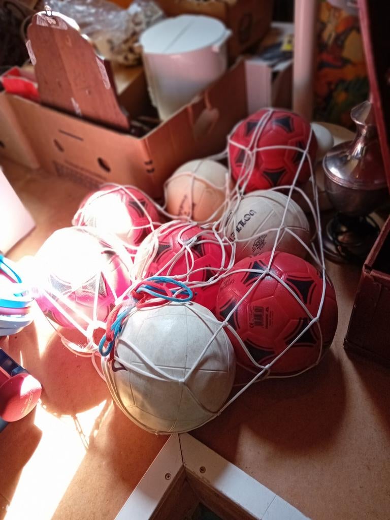 Verzamelnet met ballen, Maat XS of kleiner, Ophalen of Verzenden, Gebruikt, Bal