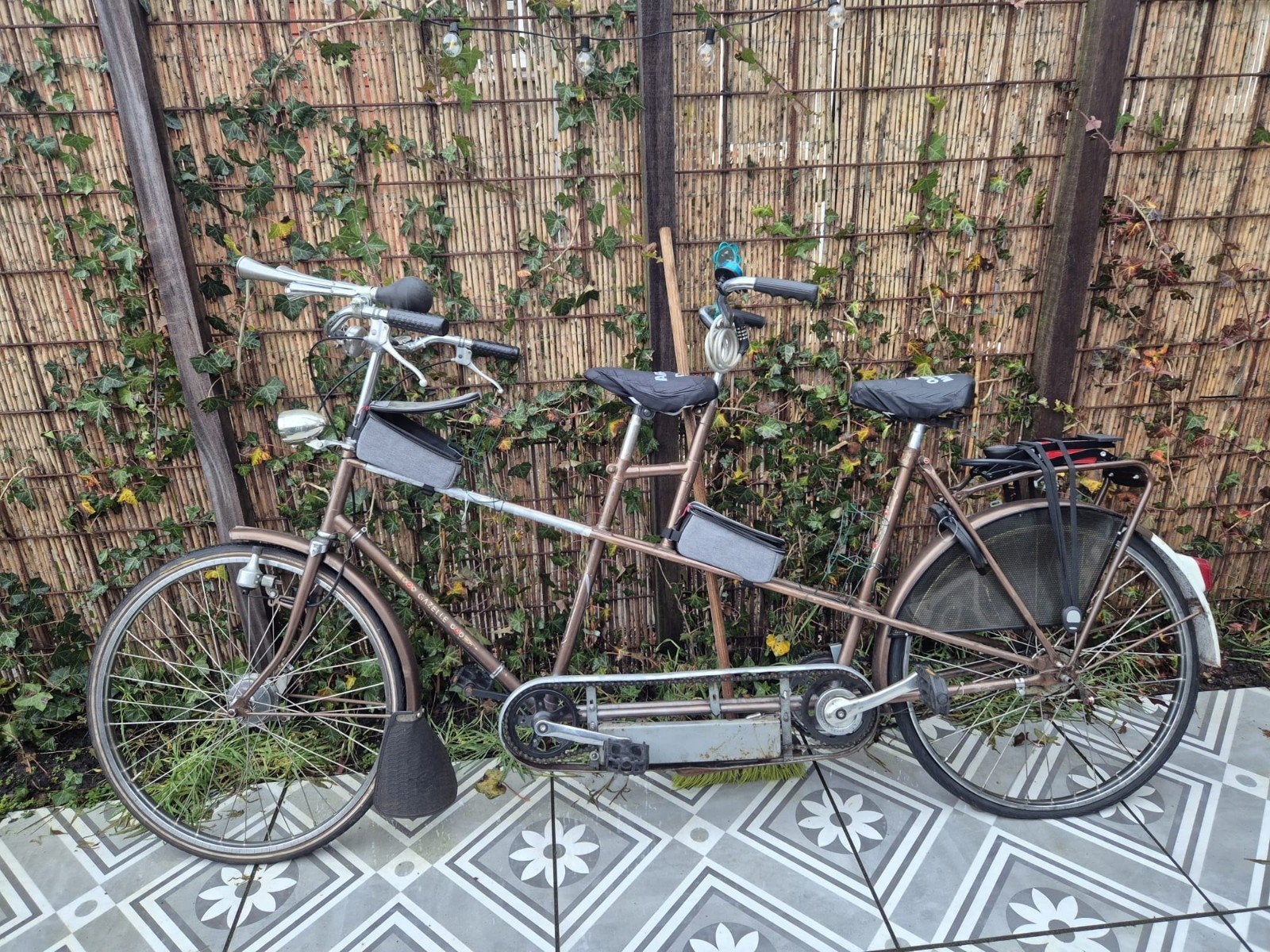 Gazelle tandem opknapper, Ophalen, Minder dan 10 versnellingen, Gebruikt, 55 cm of meer
