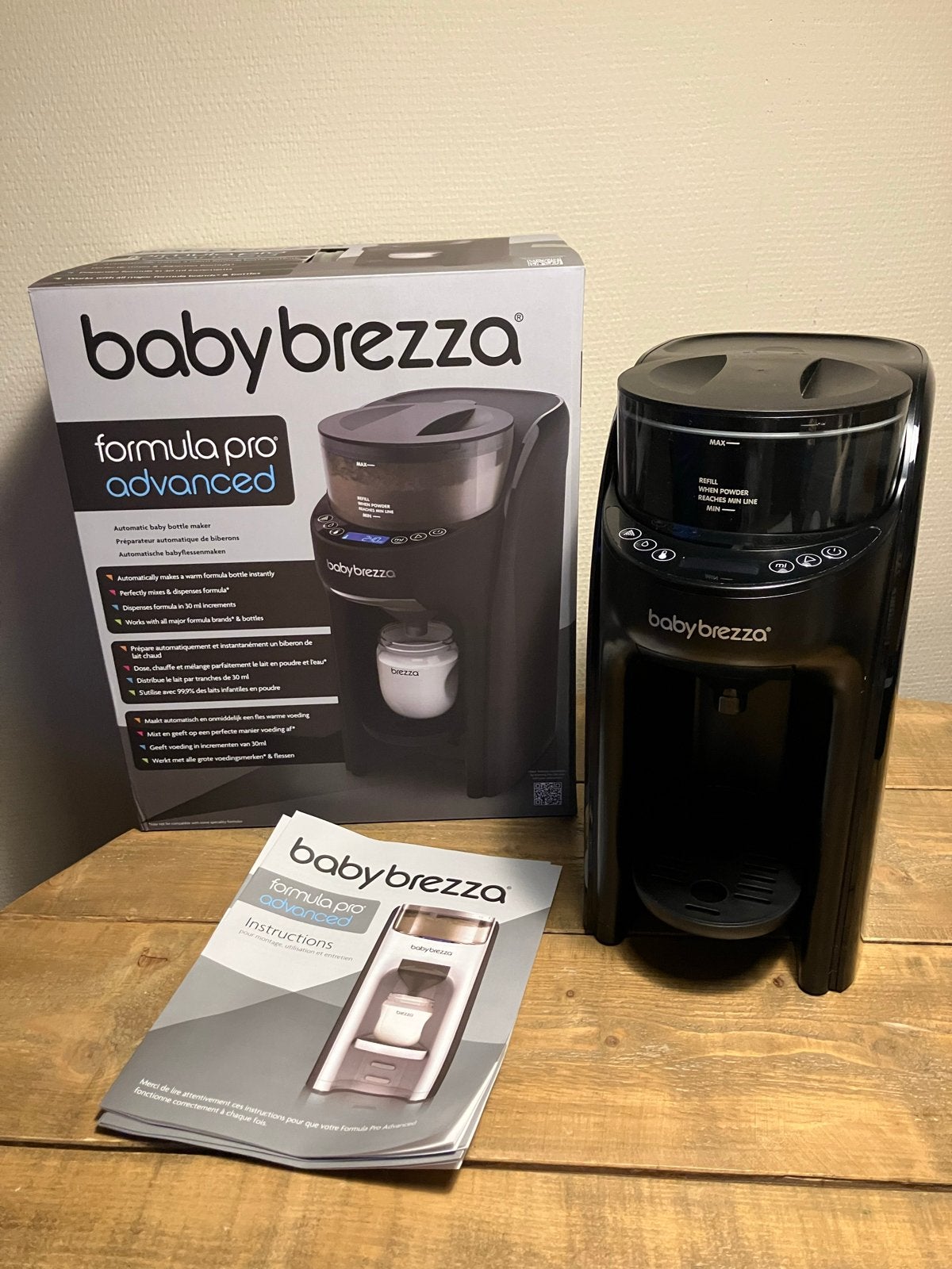 Baby Brezza Formula Pro Advanced Flessenmaker, Automatisch, Ophalen of Verzenden, Zo goed als nieuw, Flessenmaker