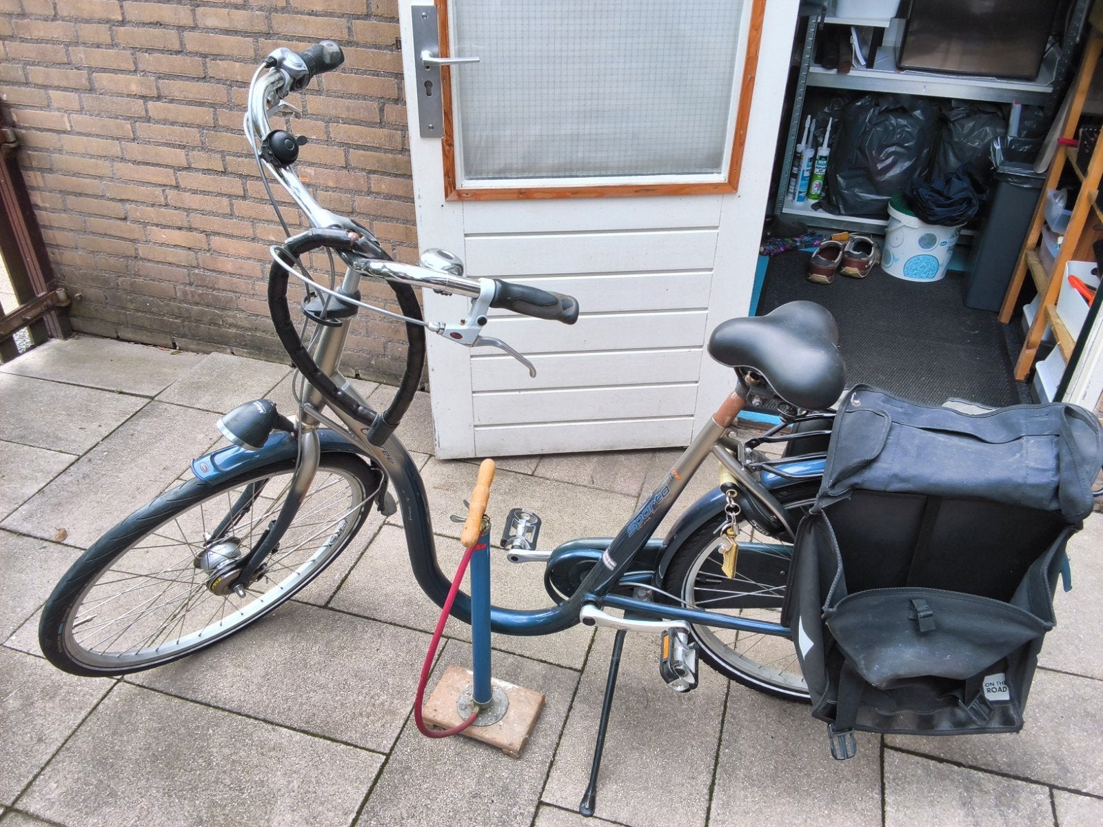 Sparta Damesfiets met lage instap en 7 versnellingen, Ophalen, Sparta, Gebruikt, 47 tot 50 cm