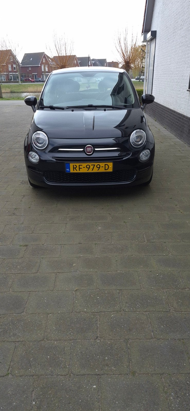 Fiat 500 1.2 2017 Zwart, Auto's, Fiat, Voorwielaandrijving, 1242 cc, 4 cilinders, 840 kg