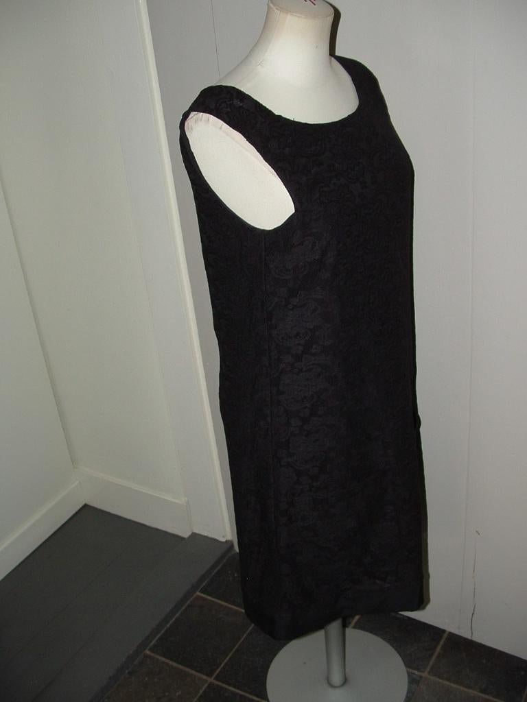 Little black dress Strenesse Gabriele Strehle kanten jurk XS, Zwart, Ophalen of Verzenden, Zo goed als nieuw, Gabriele Strehle