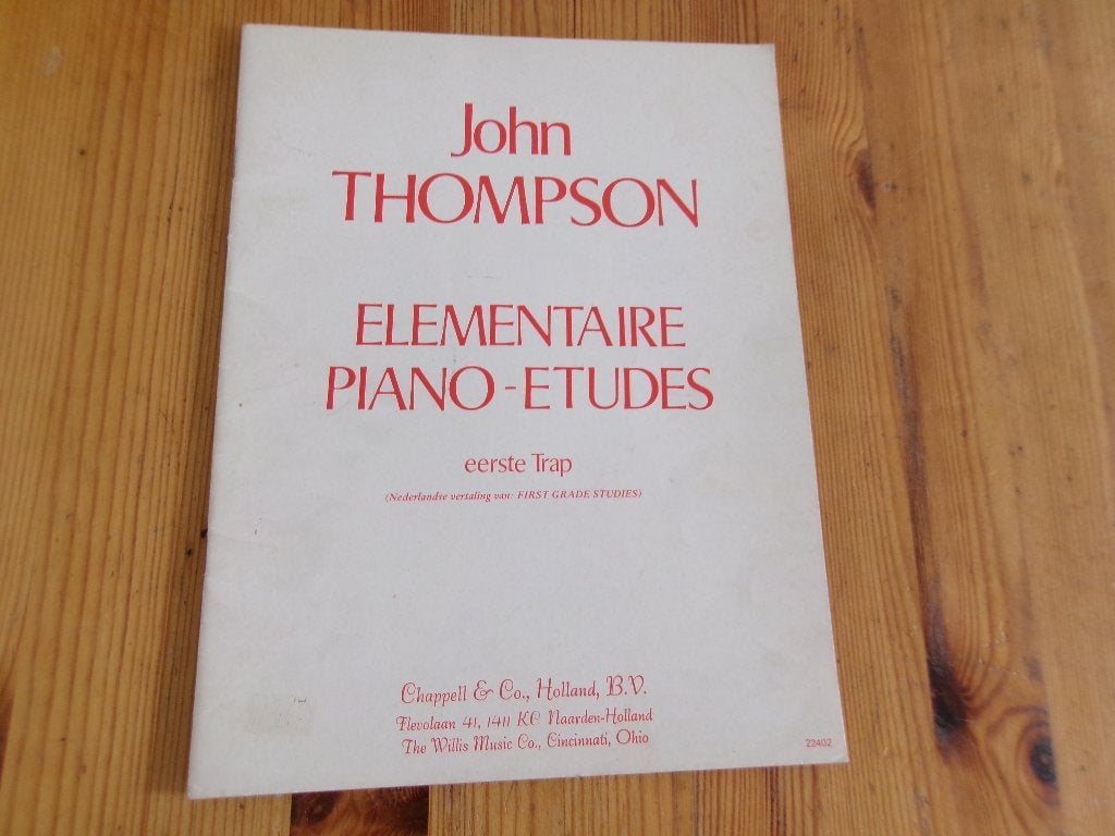 John Thompson - Elementaire Piano Etudes, Gebruikt, Ophalen of Verzenden, Artiest of Componist, Piano