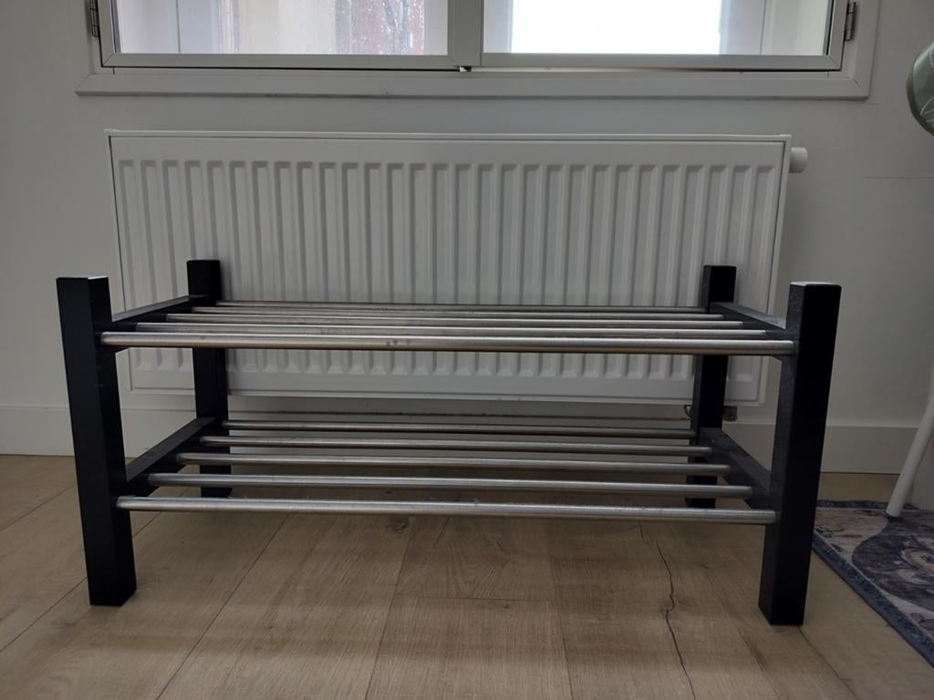 Ikea TSUSIG shoe rack, Black, 79x32x37 cm, Ophalen, Zo goed als nieuw