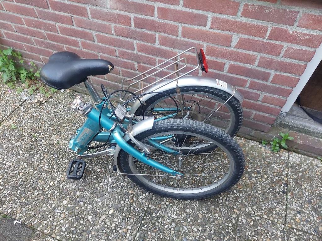 Vouwfiets, Fietsen en Brommers, Fietsen | Vouwfietsen, Ophalen of Verzenden, Gebruikt, 16 tot 18 inch, Versnellingen