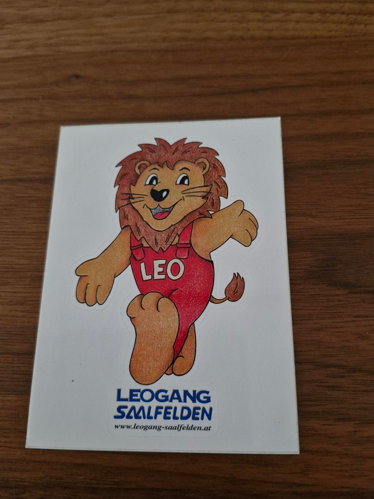 8925 Leuke Leo de Leeuw sticker - Leogang Saalfelden, Ophalen of Verzenden, Nieuw, Overige typen